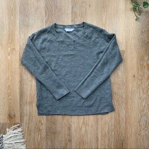 Everlane Gray Wool Crewneck Sweater